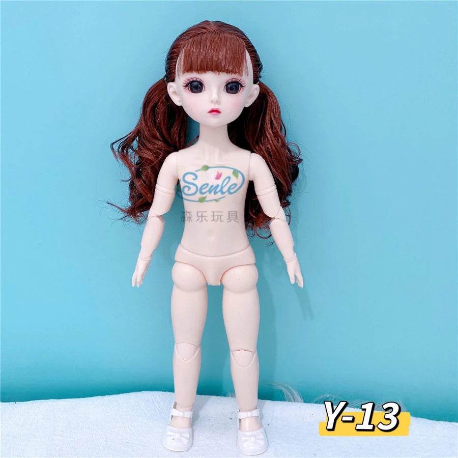 Bjd Doll Body 1/6 Manga Face Anime 3D Eyes 30cm Doll - ToylandEU