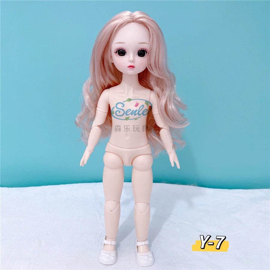 Bjd Doll Body 1/6 Manga Face Anime 3D Eyes 30cm Doll - ToylandEU