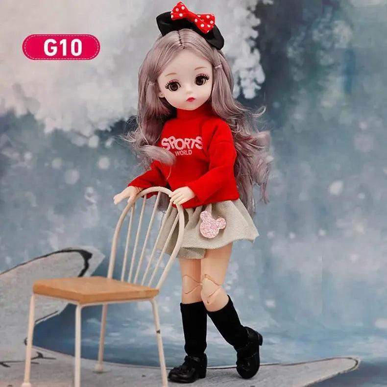  Bjd Dolls 30cm Anime Doll Full Set For Kid Girls Kawaii -  ToylandEU™