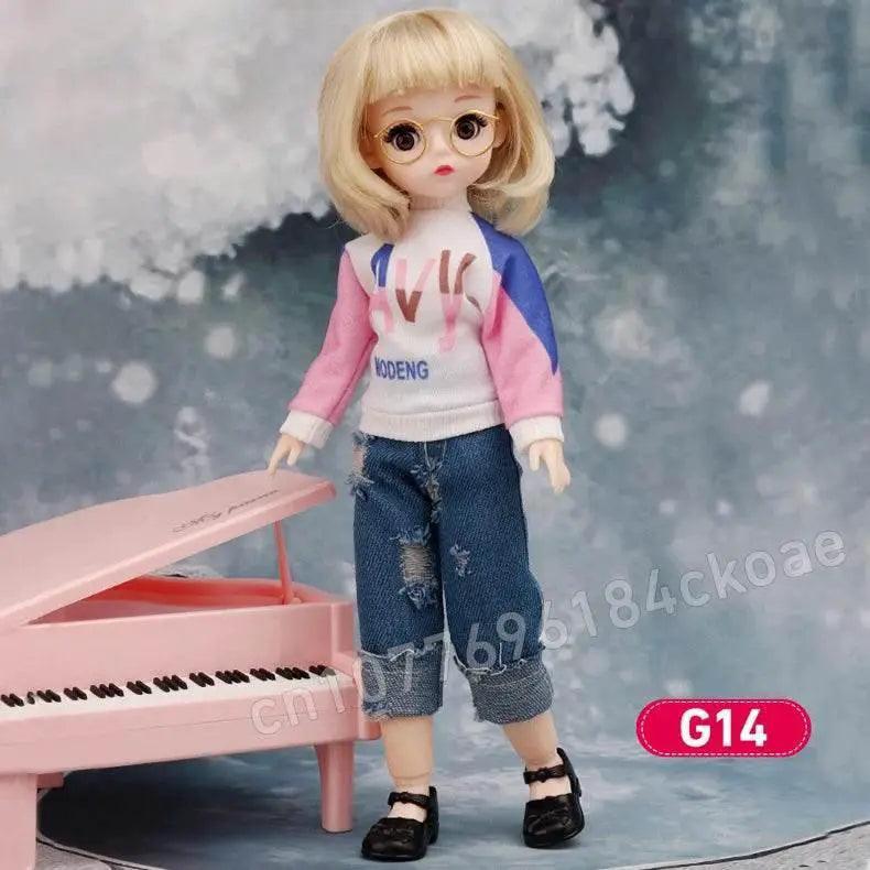  Bjd Dolls 30cm Anime Doll Full Set For Kid Girls Kawaii -  ToylandEU™
