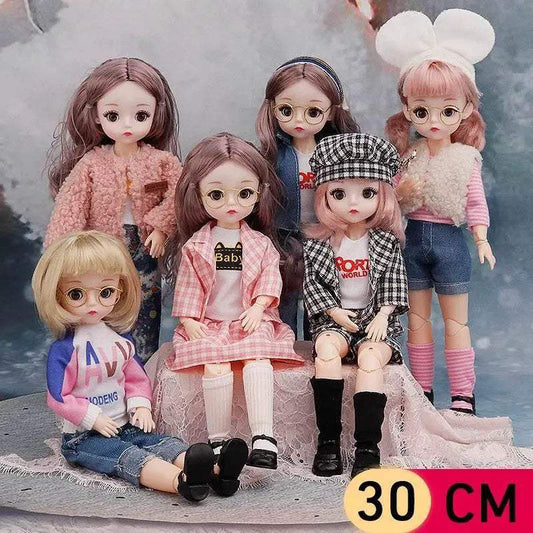  Bjd Dolls 30cm Anime Doll Full Set For Kid Girls Kawaii -  ToylandEU™