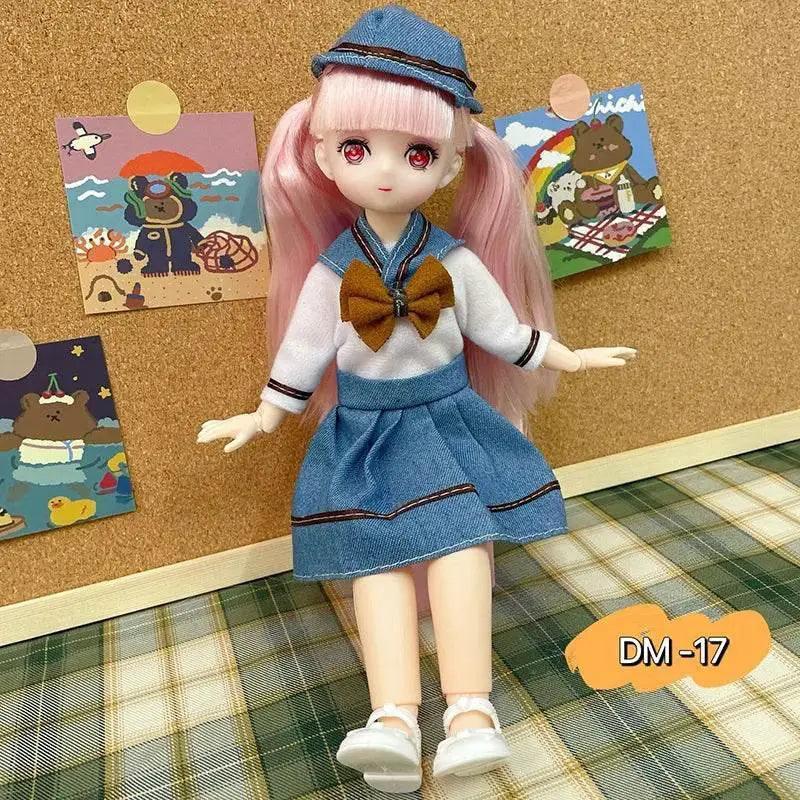  Bjd Dolls 30cm Anime Doll Full Set With Dress And Accessories -  ToylandEU™