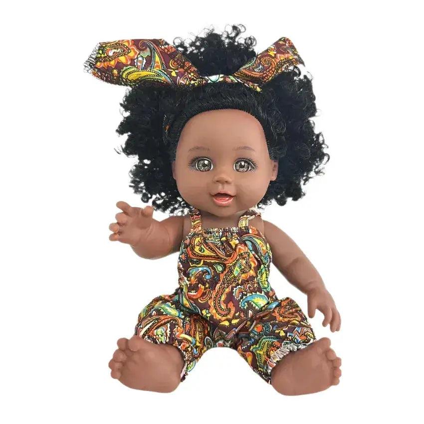  Black 10-Inch Reborn Baby Doll African American -  ToylandEU™