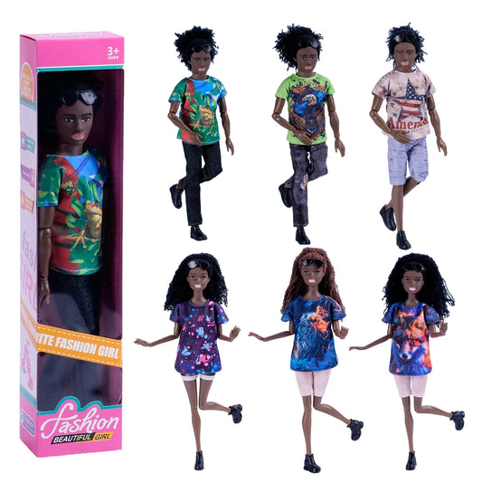 Black Barbie Doll Body 30cm For DIY Fashion Playtime - ToylandEU