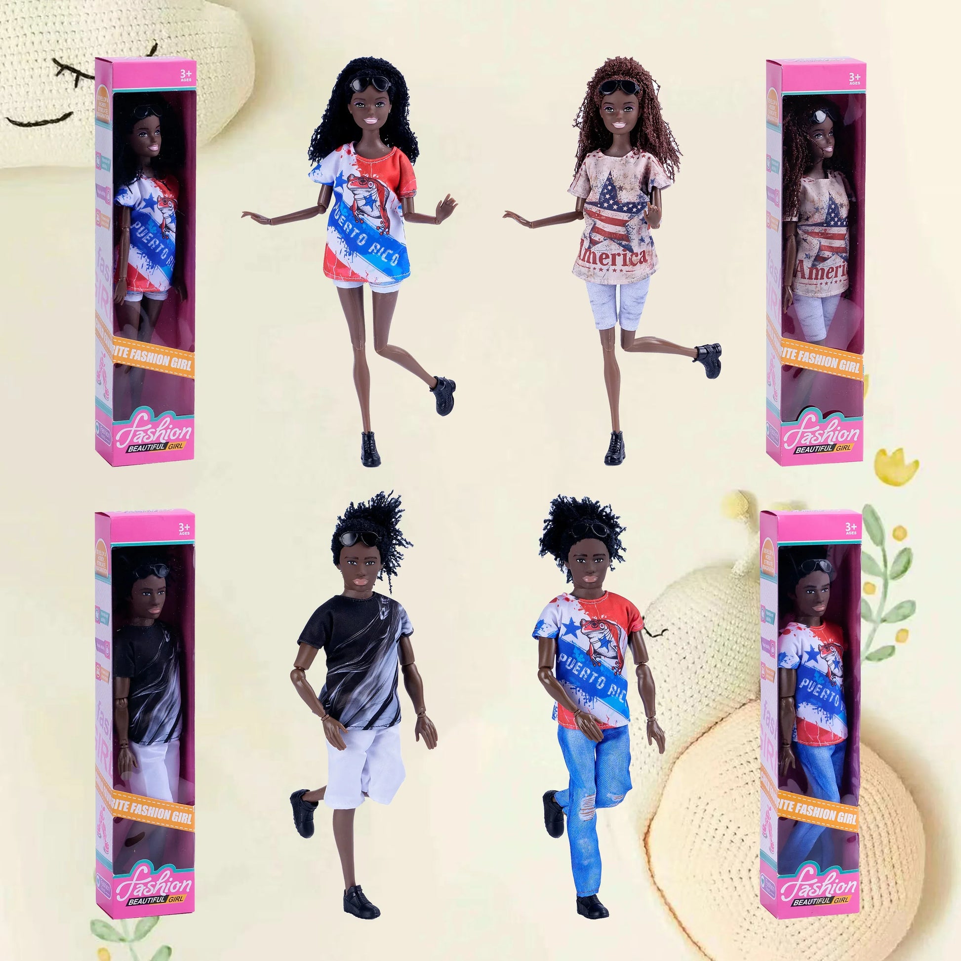 Black Barbie Doll Body 30cm For DIY Fashion Playtime - ToylandEU