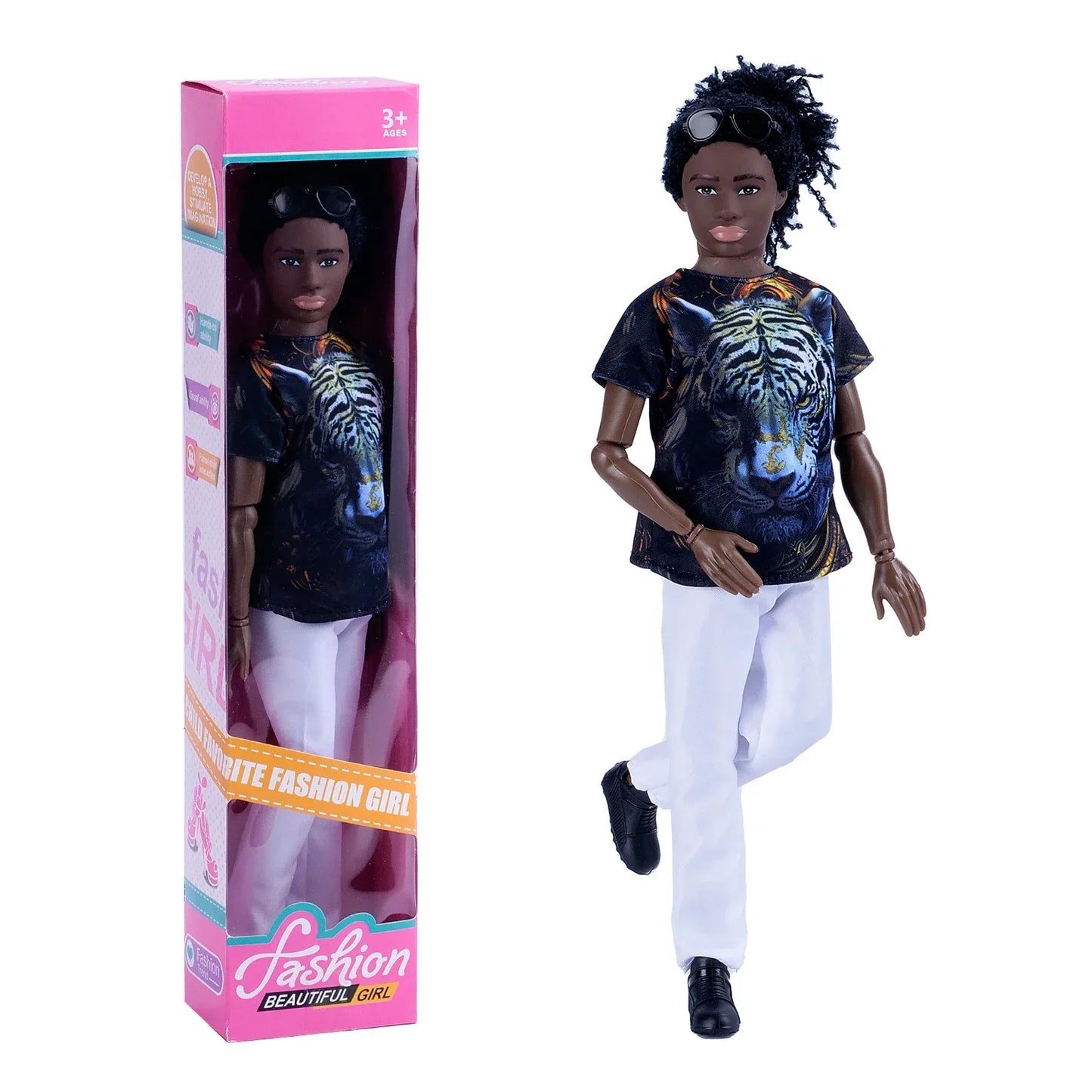 Black Barbie Doll Body 30cm For DIY Fashion Playtime - ToylandEU