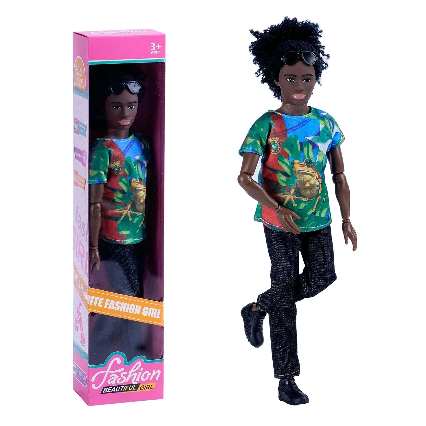 Black Barbie Doll Body 30cm For DIY Fashion Playtime - ToylandEU