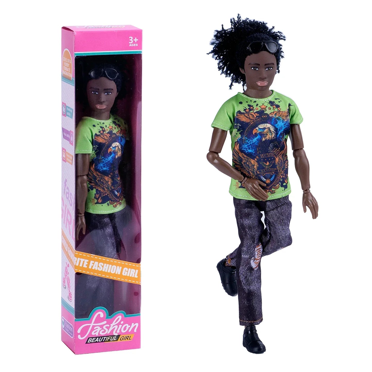 Black Barbie Doll Body 30cm For DIY Fashion Playtime - ToylandEU