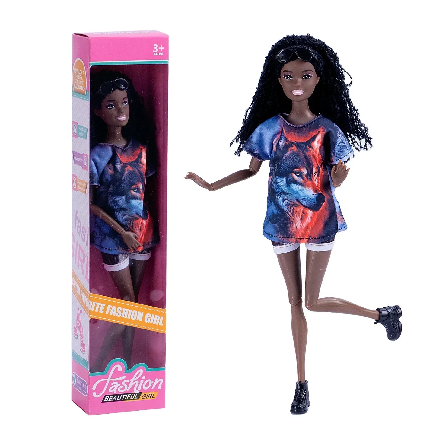 Black Barbie Doll Body 30cm For DIY Fashion Playtime - ToylandEU