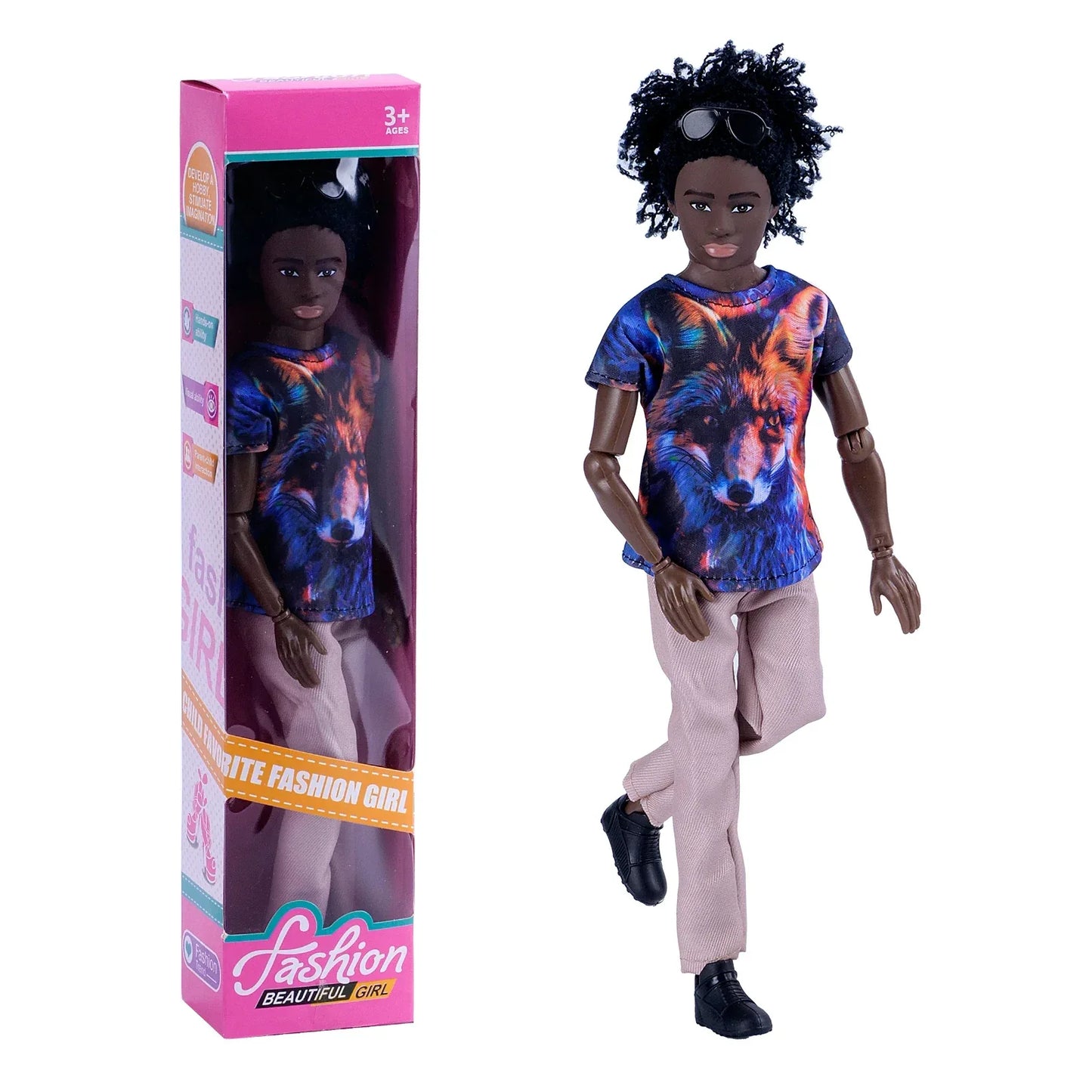 Black Barbie Doll Body 30cm For DIY Fashion Playtime - ToylandEU