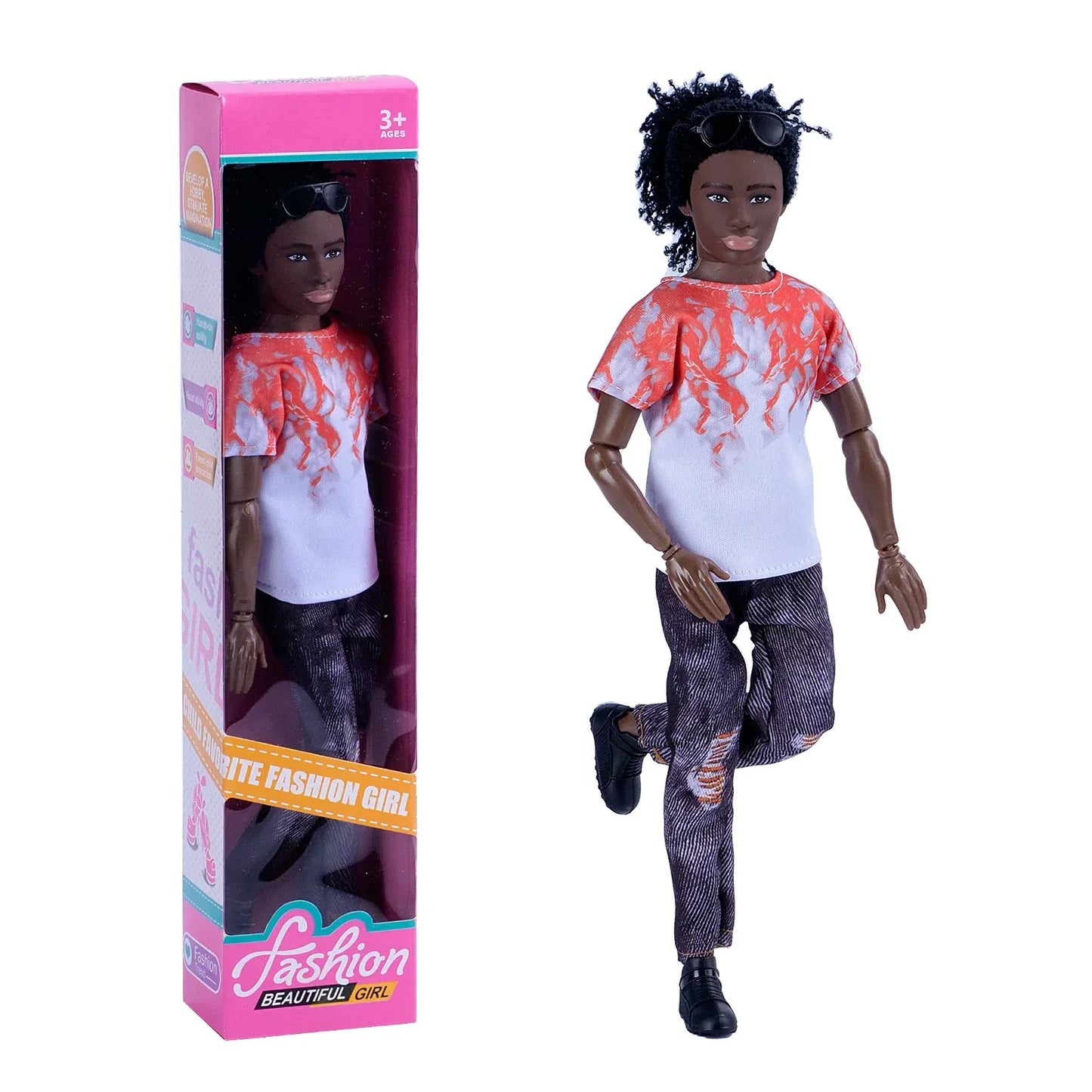 Black Barbie Doll Body 30cm For DIY Fashion Playtime - ToylandEU