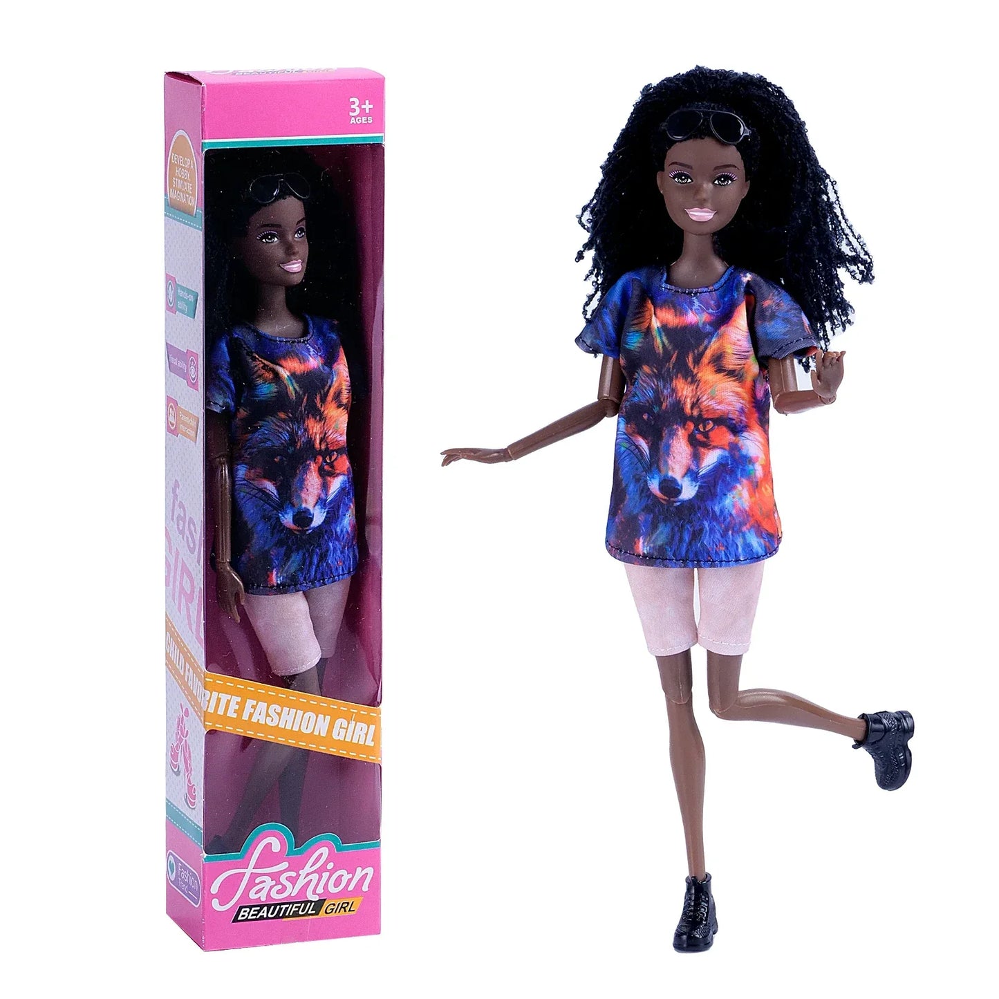 Black Barbie Doll Body 30cm For DIY Fashion Playtime - ToylandEU