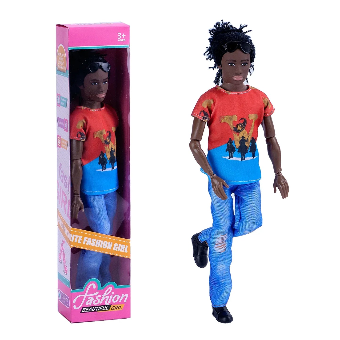 Black Barbie Doll Body 30cm For DIY Fashion Playtime - ToylandEU