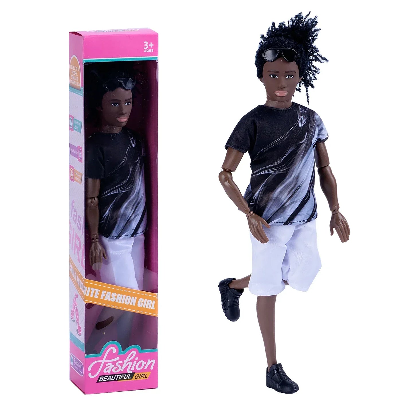 Black Barbie Doll Body 30cm For DIY Fashion Playtime - ToylandEU