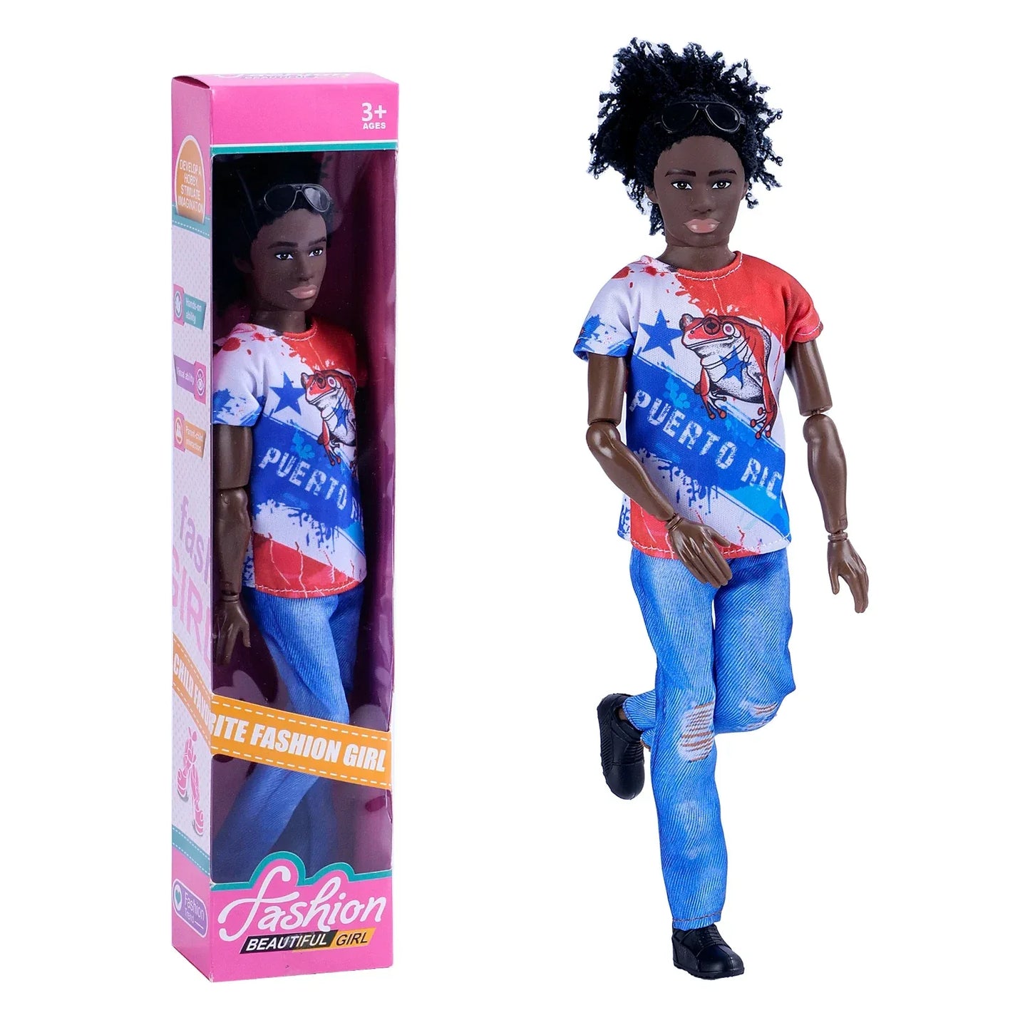 Black Barbie Doll Body 30cm For DIY Fashion Playtime - ToylandEU