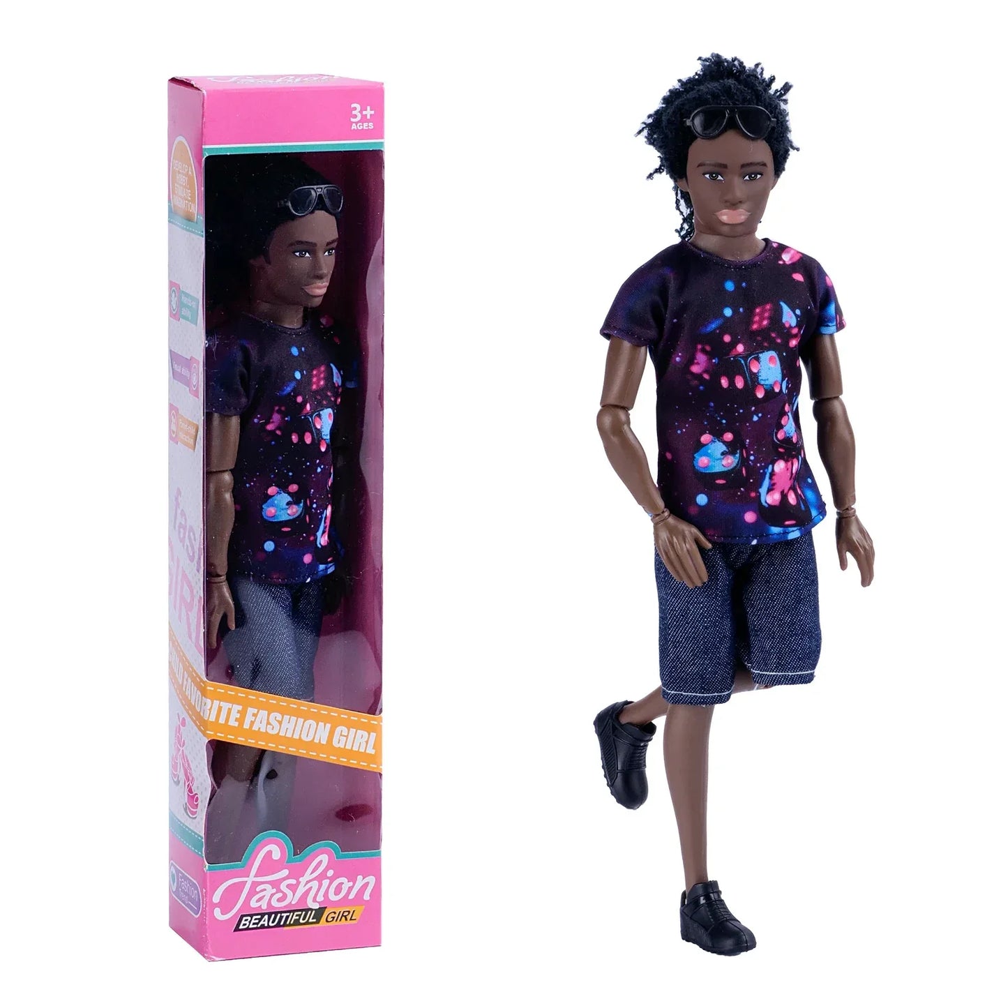 Black Barbie Doll Body 30cm For DIY Fashion Playtime - ToylandEU