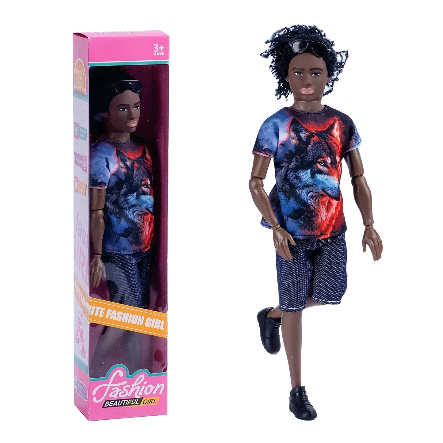 Black Barbie Doll Body 30cm For DIY Fashion Playtime - ToylandEU