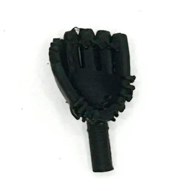 3D Printed Black Baseball Glove For Minifigs Left Hand - ToylandEU