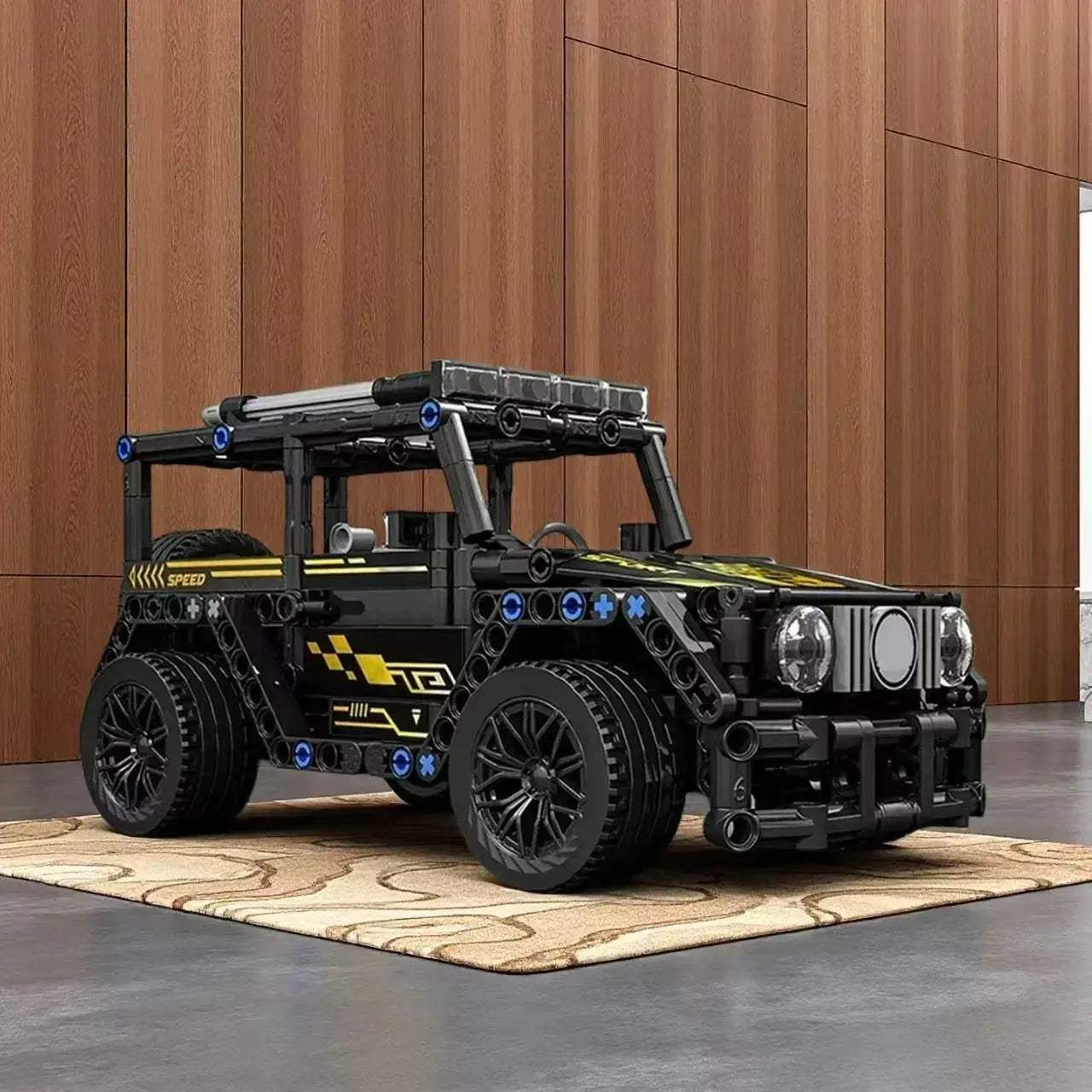 Black Car Building Blocks Compatible With Lego Ideal Gift - ToylandEU