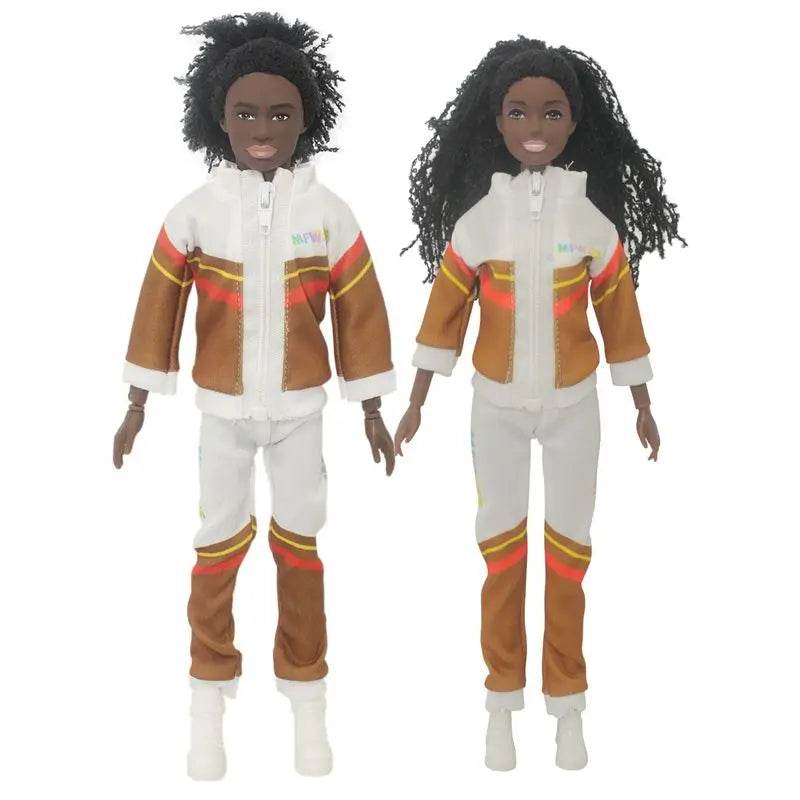Black Doll Men Woman Lovers Couple Male Female Kids Toys Fast Shipping Items For Girl DIY Pretend Play Game - ToylandEU