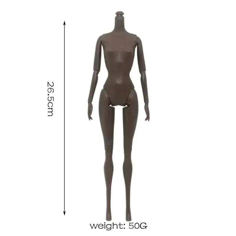  30CM Female Black Dolls With Dress Kids Toys Woman Fashion Shoes Brown Hair For Girl Black African Doll Children Birthday Gift -  ToylandEU™