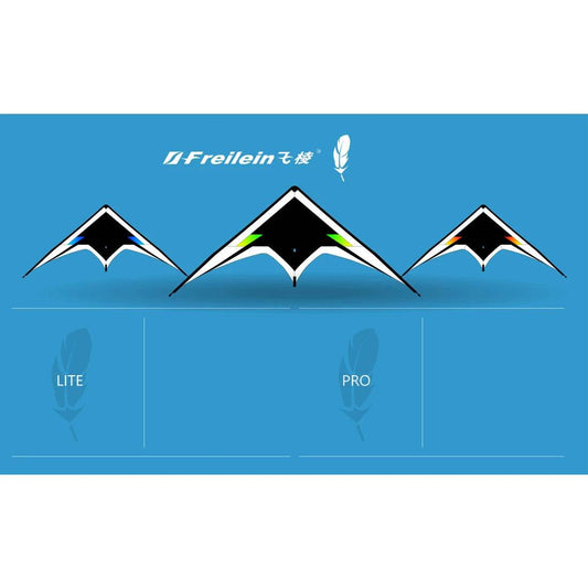 Black Feather 2.4m Dual Line Stunt Kite - Perfect for Outdoor Fun! - ToylandEU