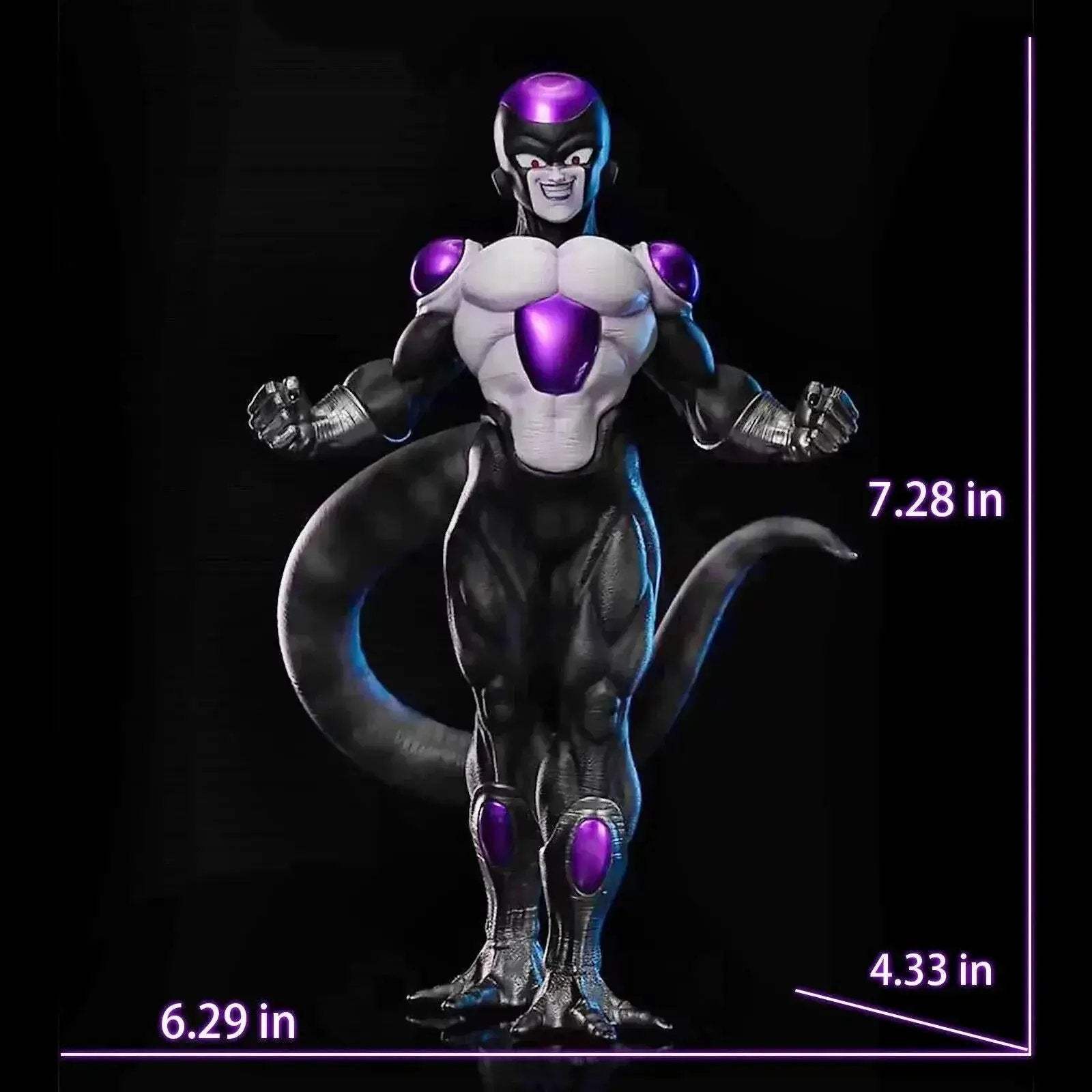 Black Frieza Figure Dragon Ball Z PVC Collectible 7 Inch - ToylandEU