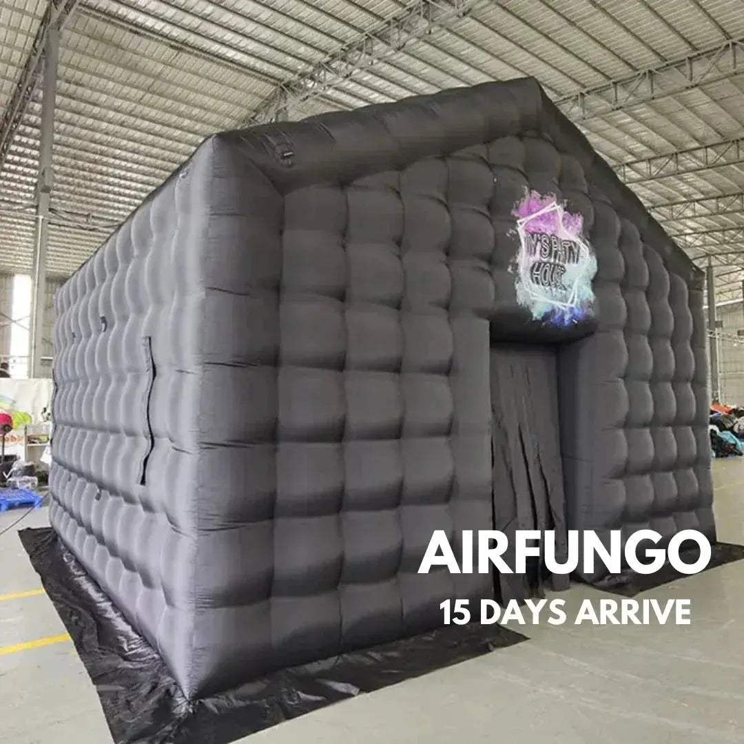 Black Inflatable Nightclub Tent for Outdoor Events Portable - ToylandEU