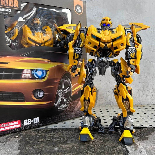 Black Mamba Bee 28cm Alloy Robot Action Figure - Ultimate Collector's Item - ToylandEU