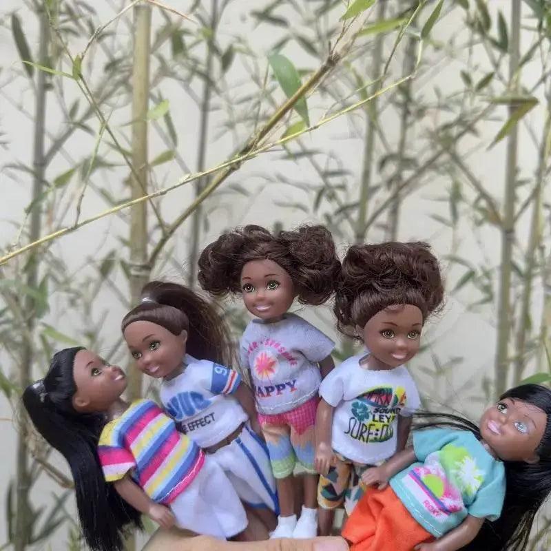  Kawaii Items African Girls Black Doll 30cm Mother 14cm Daughter Body With Clothes For Kids DIY Game Best Birthday Present -  ToylandEU™