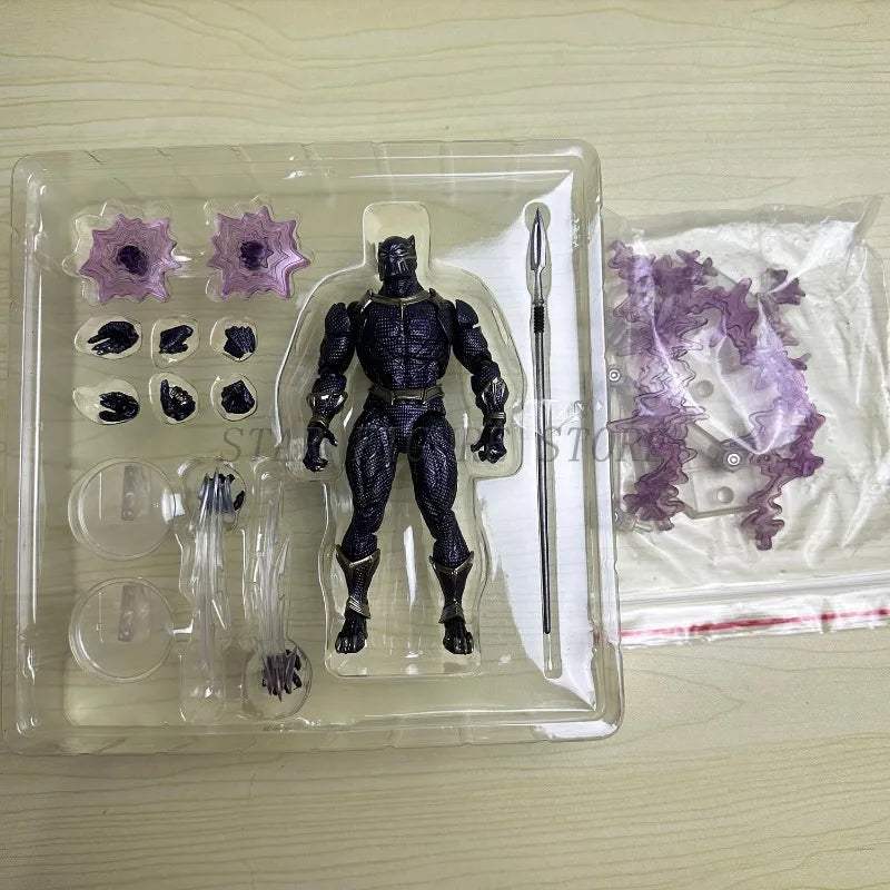 Black Panther Action Figure | 15cm Movable | Toylandeu™