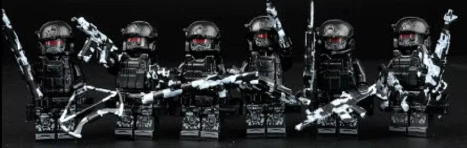 Ghost LEGO Police Figures Set With Six Distinct Officers And Authentic SWAT Gear For LEGO City - ToylandEU