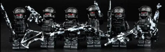 Ghost LEGO Police Figures Set With Six Distinct Officers And Authentic SWAT Gear For LEGO City - ToylandEU