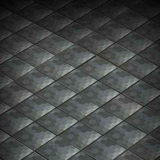 Black Shades HEX Flooring - Custom Printed 2x2 Tile - ToylandEU