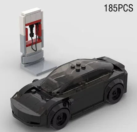Tesla Car Lego Set Black Edition With Realistic Detail - ToylandEU