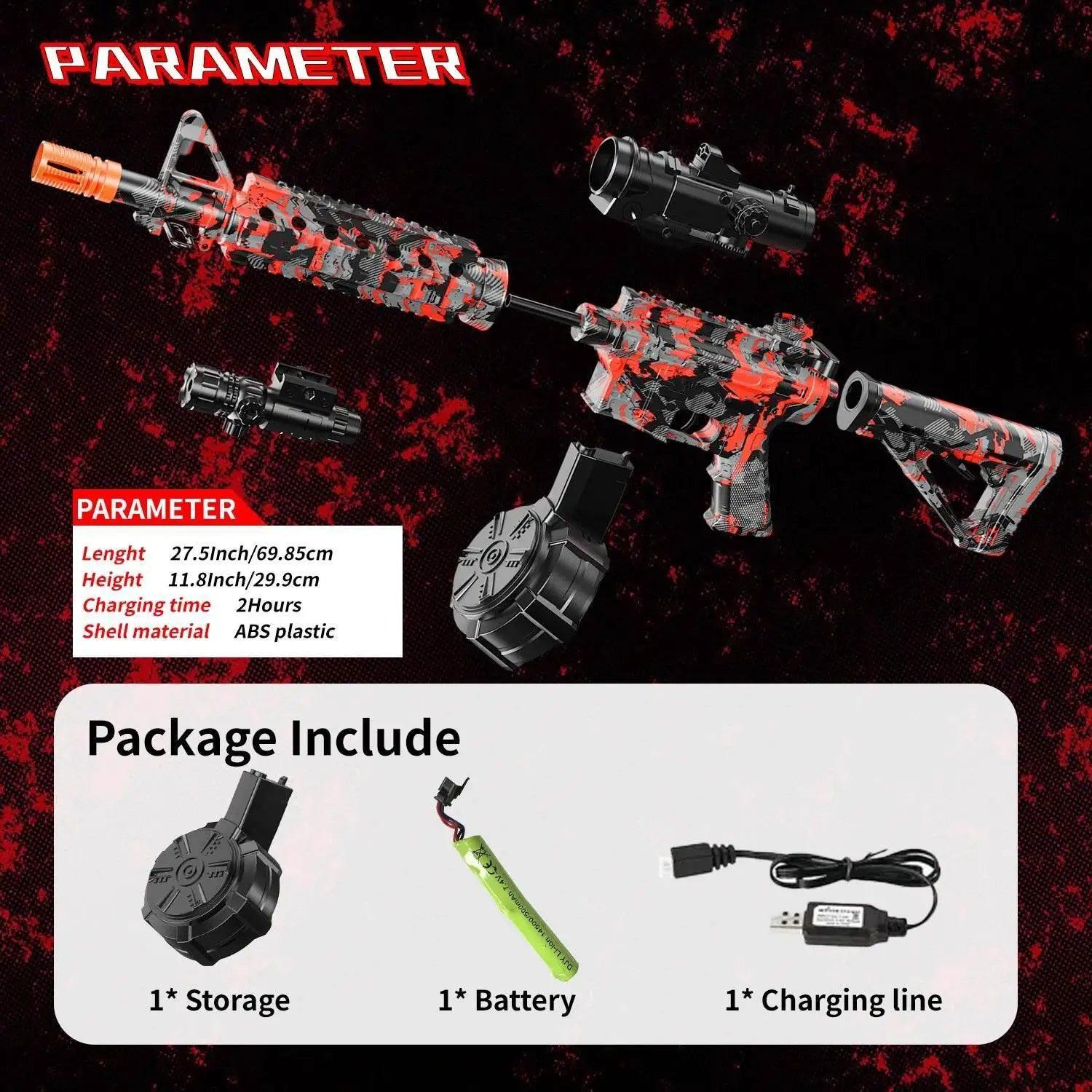  Blaster With Drum Automatic Dual Mode Blaster For Outdoor Activities Perfect For Team Games And Christmas Gifts -  ToylandEU™