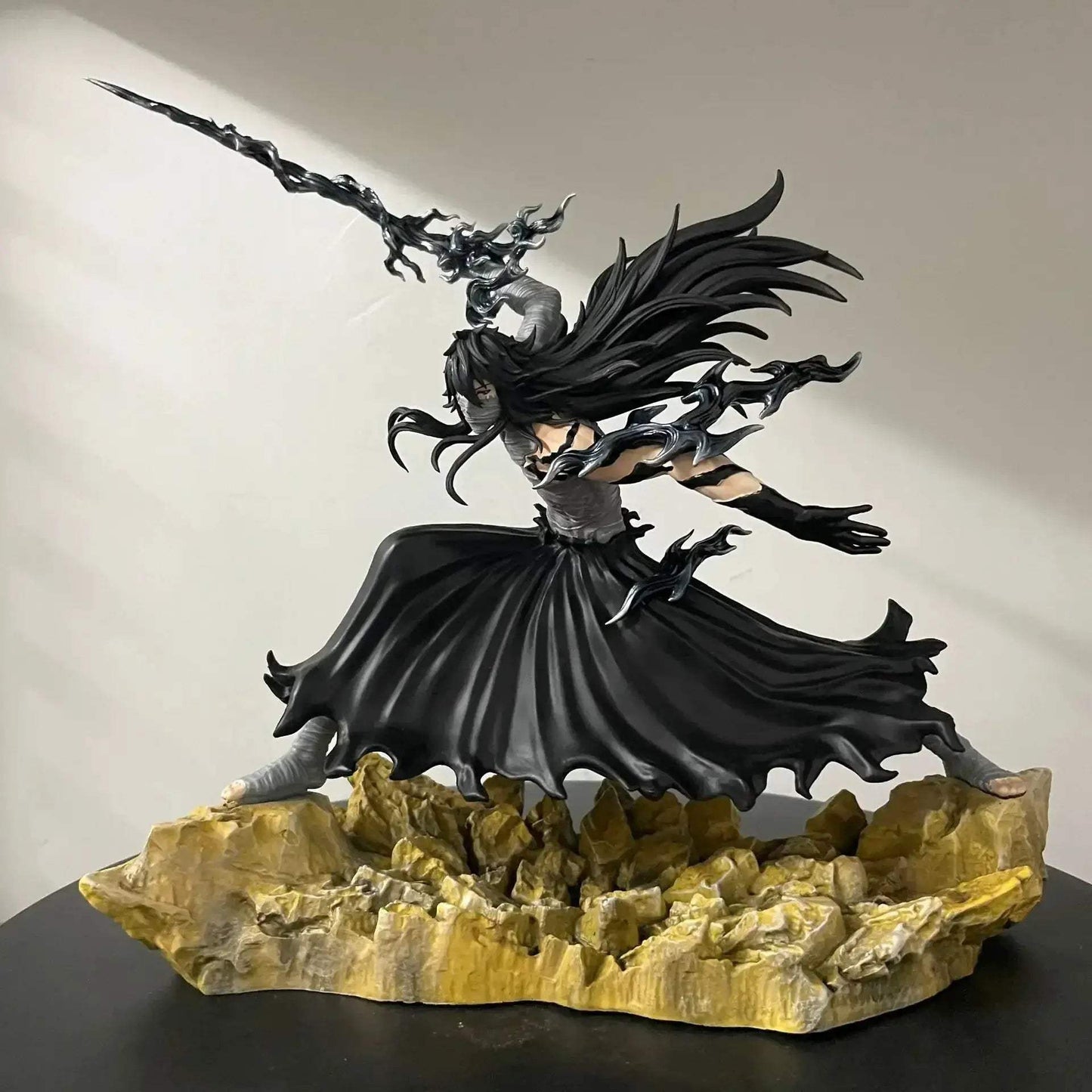 ‌Bleach Anime Figurines Ichigo Kurosaki Final Getsuga Tensho Combat Figure Model Statue 24 CM - ToylandEU