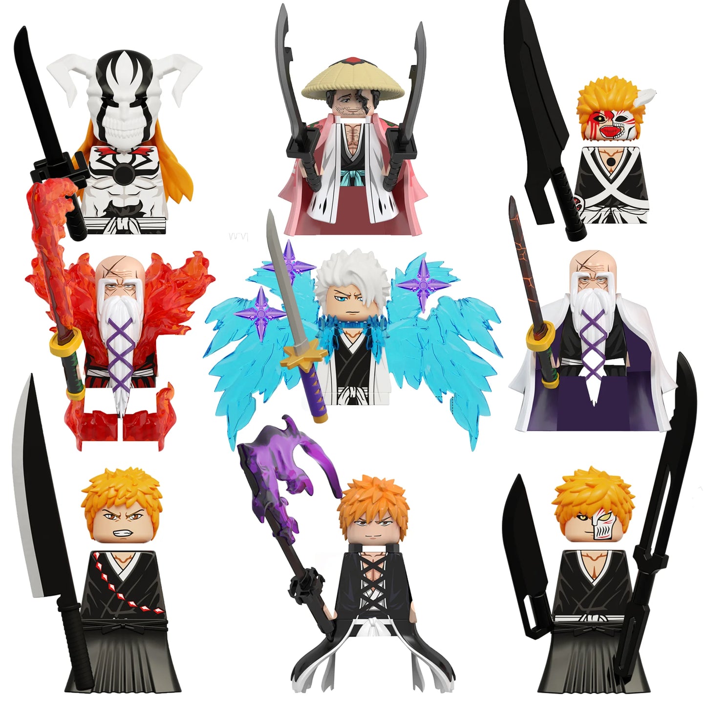 Bleach Anime Minifigs Building Blocks Set Compatible With Lego - ToylandEU