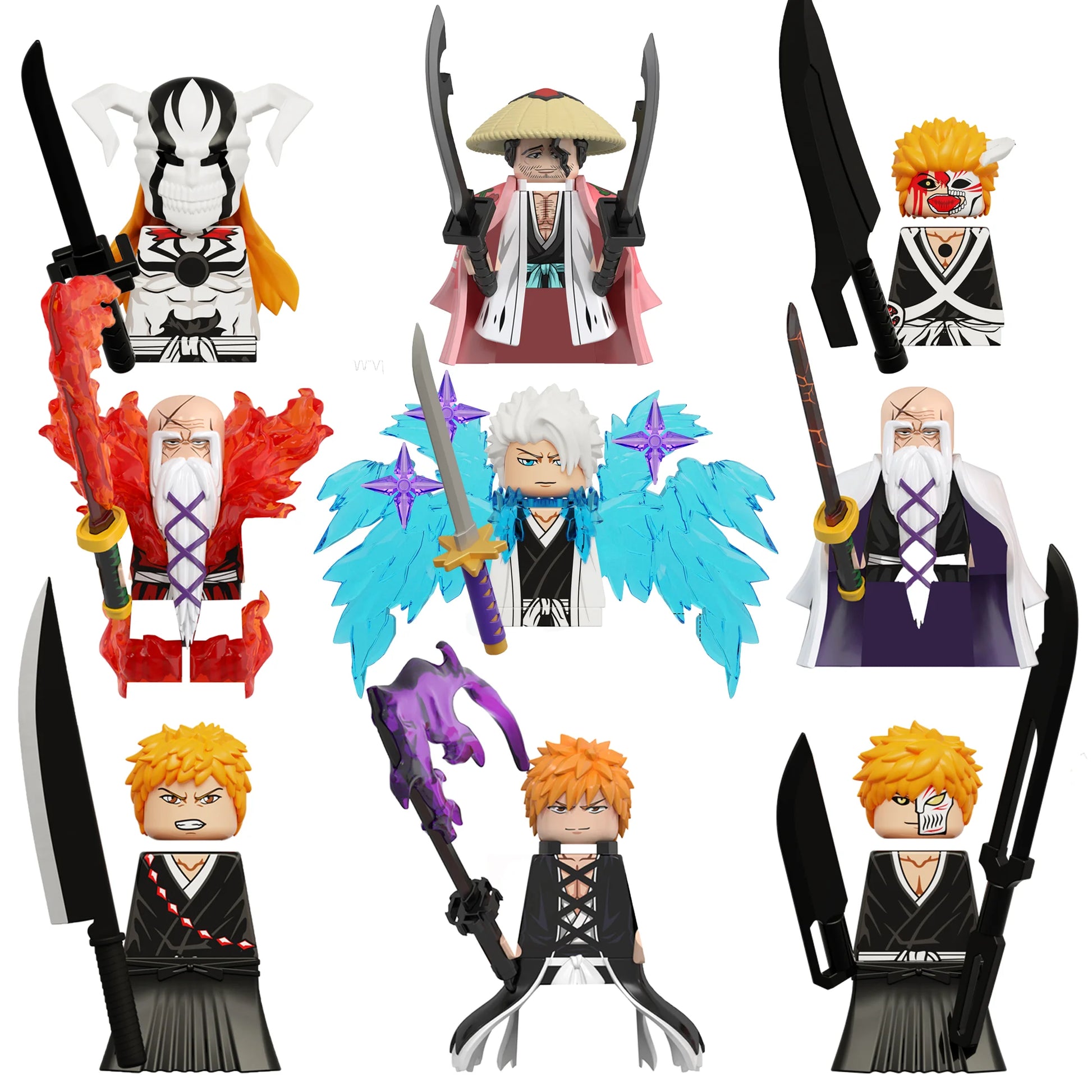 Bleach Anime Minifigs Building Blocks Set Compatible With Lego - ToylandEU