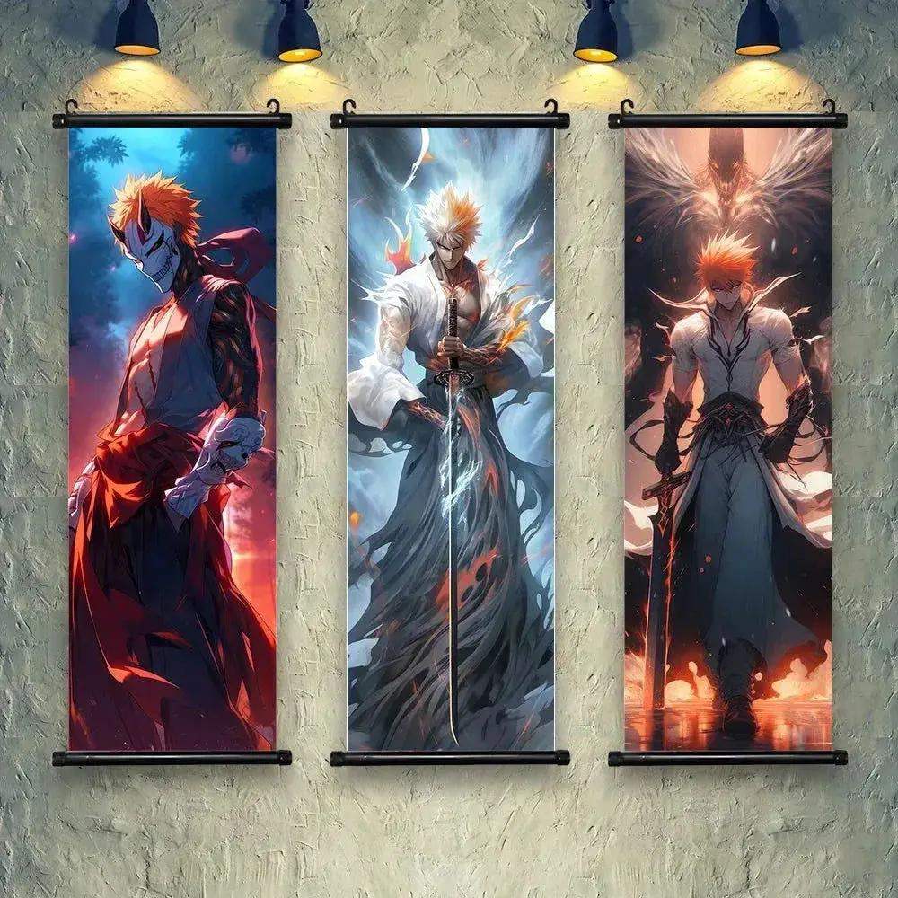 Bleach Anime Wall Art Scroll Canvas Print Premium Quality - ToylandEU