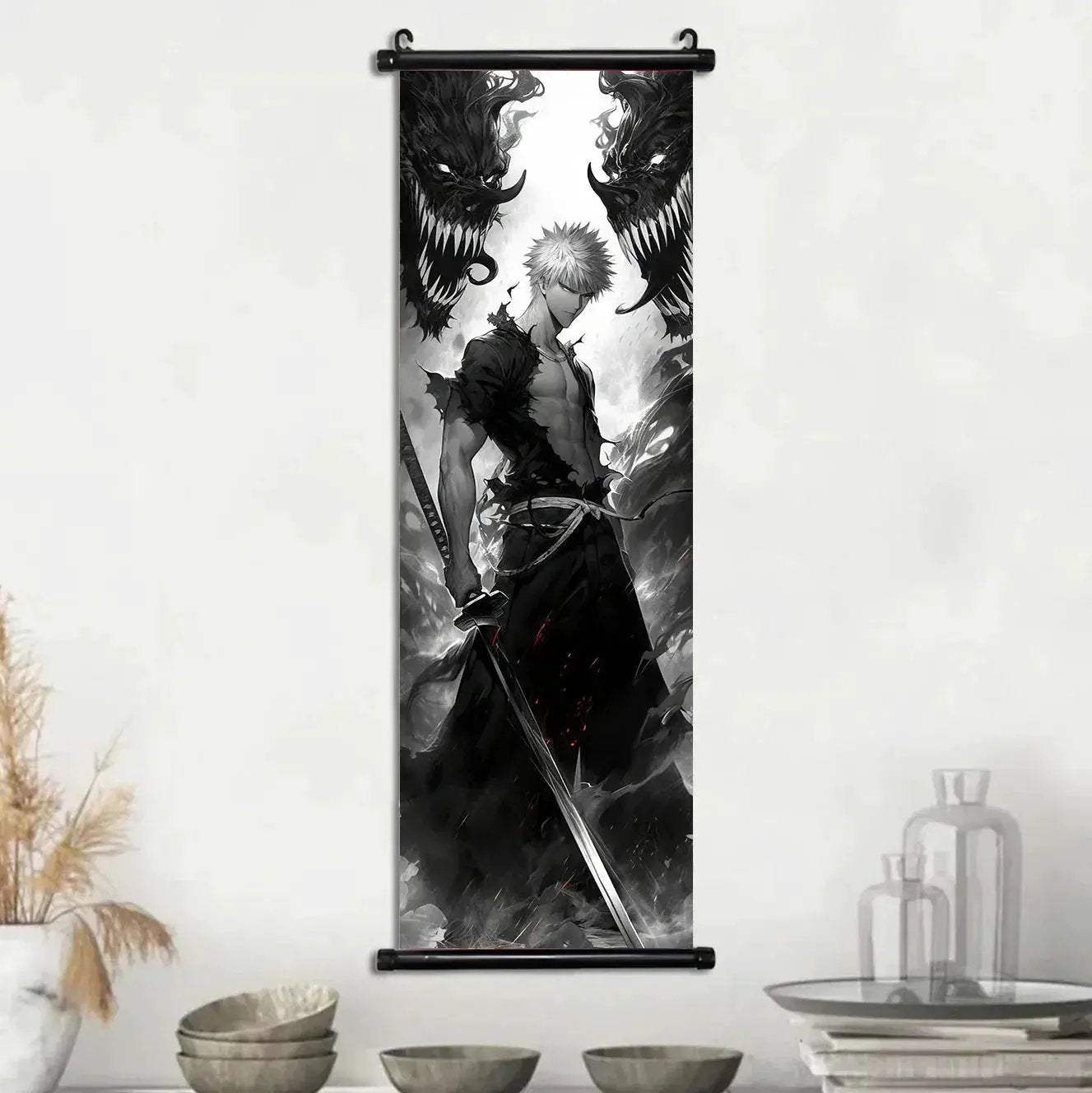 Bleach Anime Wall Art Scroll Canvas Print Premium Quality - ToylandEU
