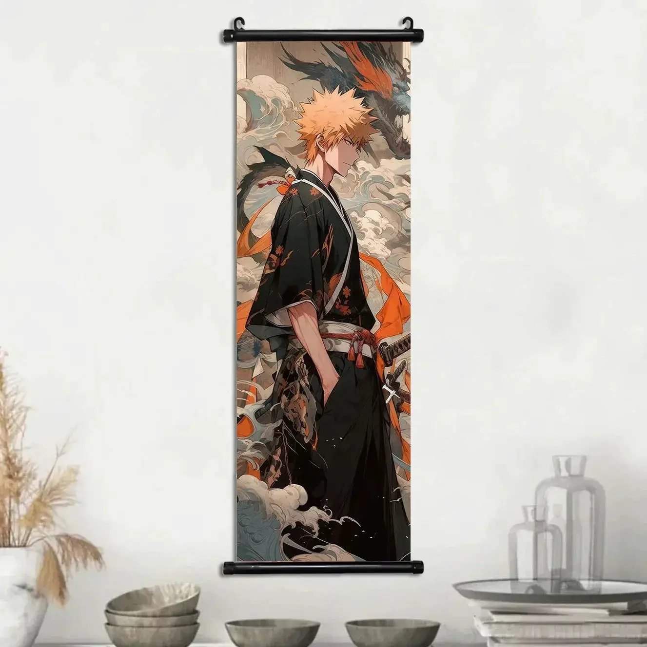 Bleach Anime Wall Art Scroll Canvas Print Premium Quality - ToylandEU
