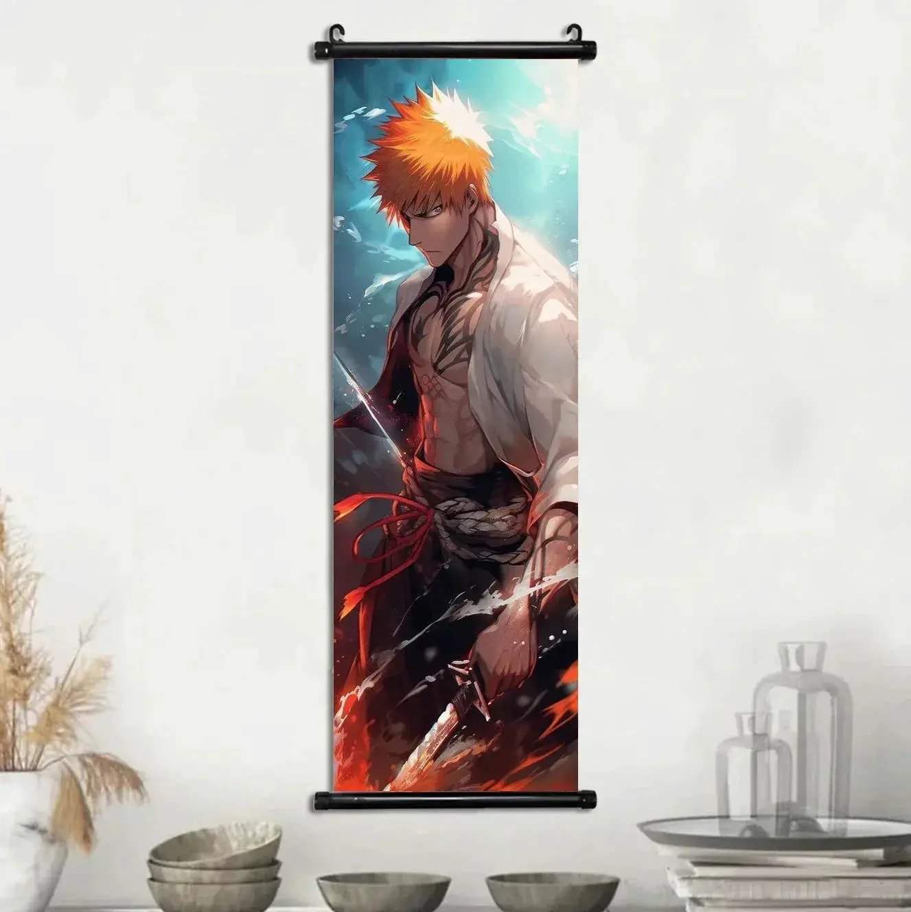 Bleach Anime Wall Art Scroll Canvas Print Premium Quality - ToylandEU