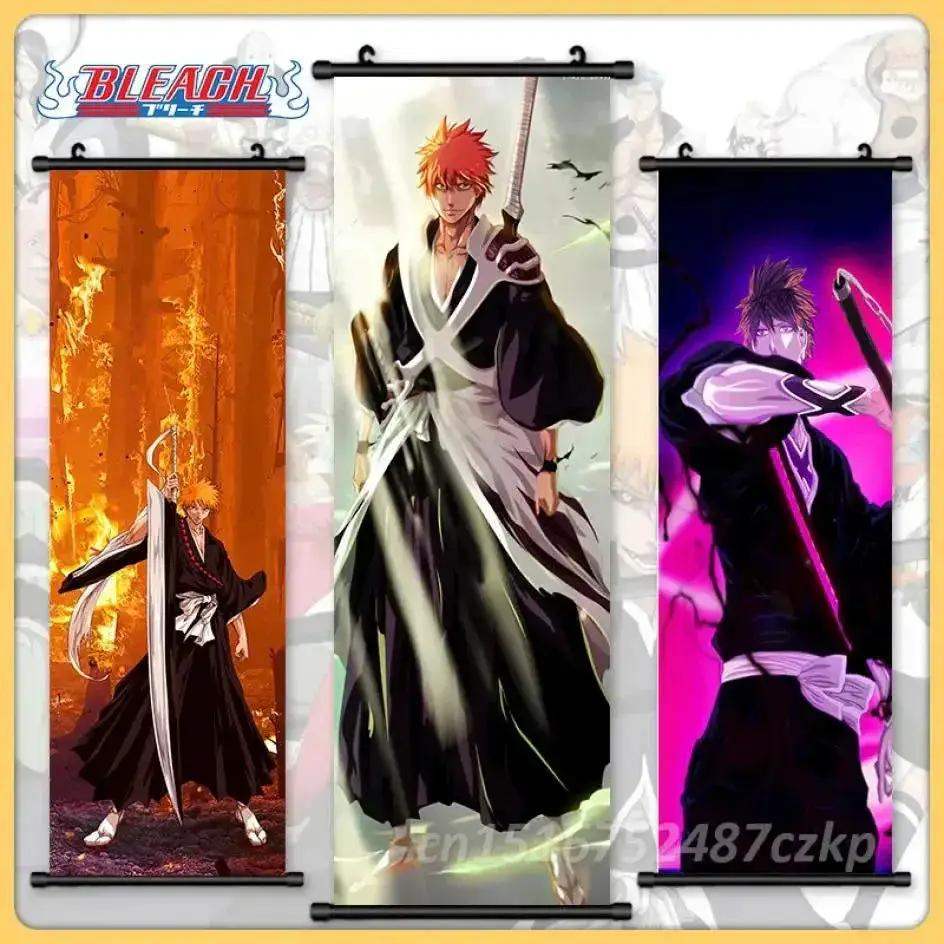Bleach Canvas Scroll Posters, Wall Art Anime Artwork Painting Anime Hanging Poster - ToylandEU