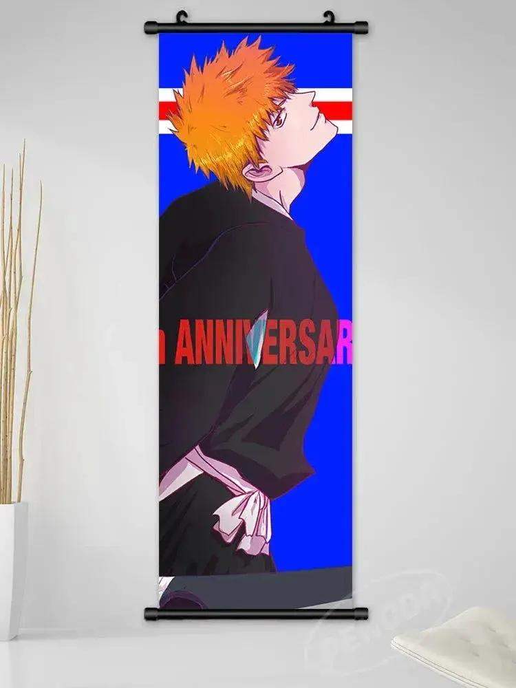 Bleach Canvas Scroll Posters, Wall Art Anime Artwork Painting Anime Hanging Poster - ToylandEU