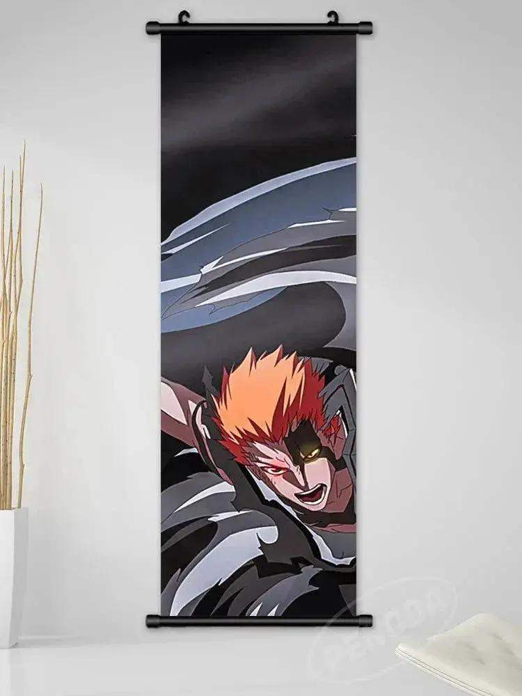 Bleach Canvas Scroll Posters, Wall Art Anime Artwork Painting Anime Hanging Poster - ToylandEU
