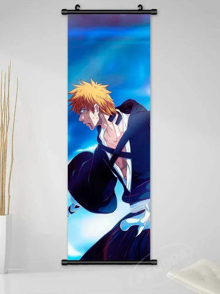 Bleach Canvas Scroll Posters, Wall Art Anime Artwork Painting Anime Hanging Poster - ToylandEU