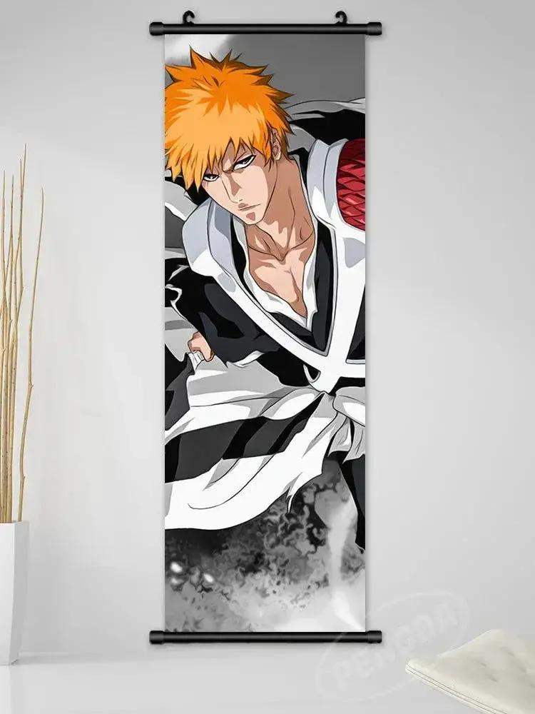 Bleach Canvas Scroll Posters, Wall Art Anime Artwork Painting Anime Hanging Poster - ToylandEU