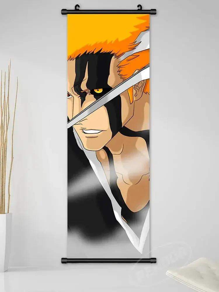 Bleach Canvas Scroll Posters, Wall Art Anime Artwork Painting Anime Hanging Poster - ToylandEU