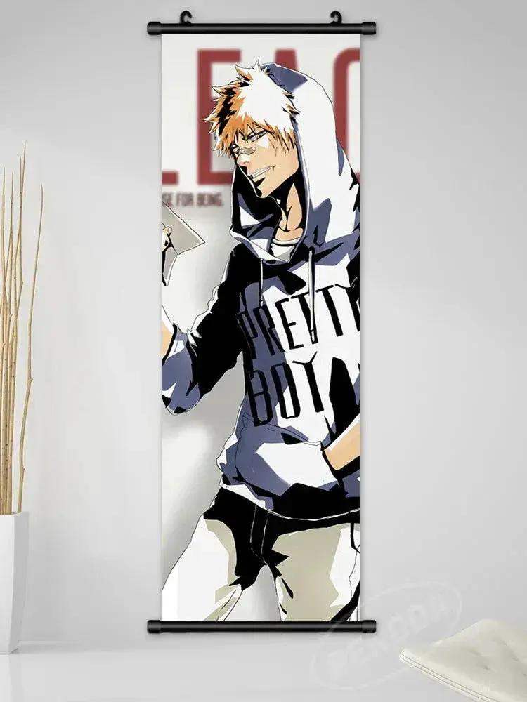 Bleach Canvas Scroll Posters, Wall Art Anime Artwork Painting Anime Hanging Poster - ToylandEU